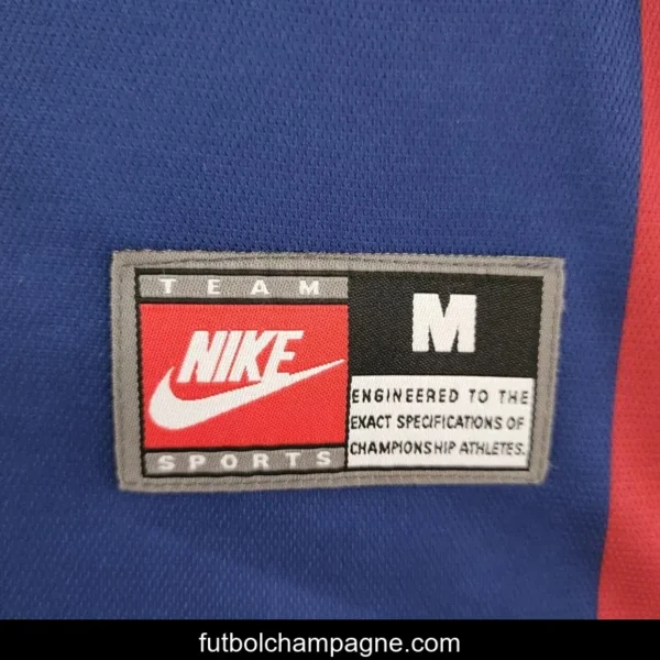 Retro 98_99 Barcelona Home Soccer Jersey - Image 3