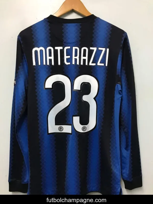 Retro 10_11 Inter Milan Home Long Sleeve Jersey - Image 8