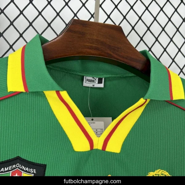 1998 Cameroon Home Retro Jersey - Image 3