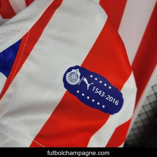 Retro 16_17 Chivas Guadalajara 110-Years Anniversary Home Jersey - Image 2
