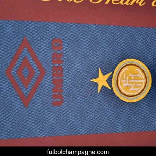 Retro Inter Milan 94_95 Training Jersey Red Blue - Image 6