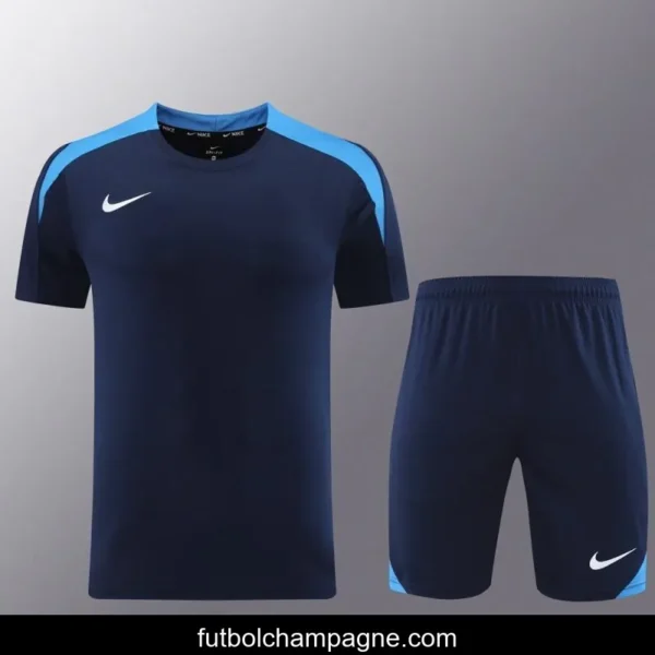 24_25 Nike Navy_Blue Short Sleeve Jersey+Shorts - Image 5