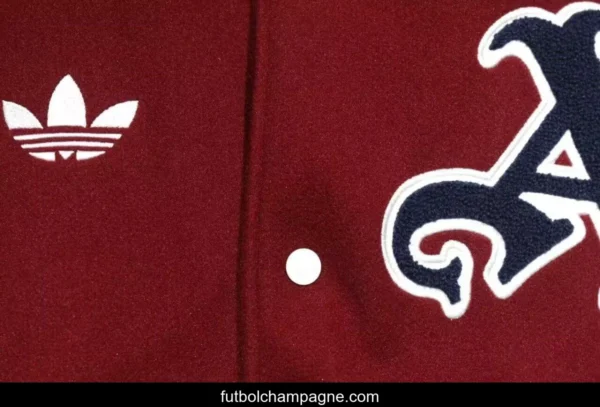 25_26 Adidas Originals xArsenal Wine Baseball VRCT Outdoor Jakcet - Image 5