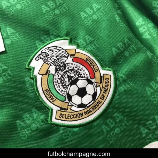 Retro 1995 Mexico Home Soccer Jersey - Image 7