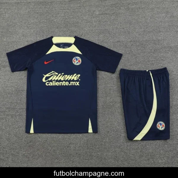 24_25 Club America Navy Short Sleeve Jeresy+Shorts - Image 9