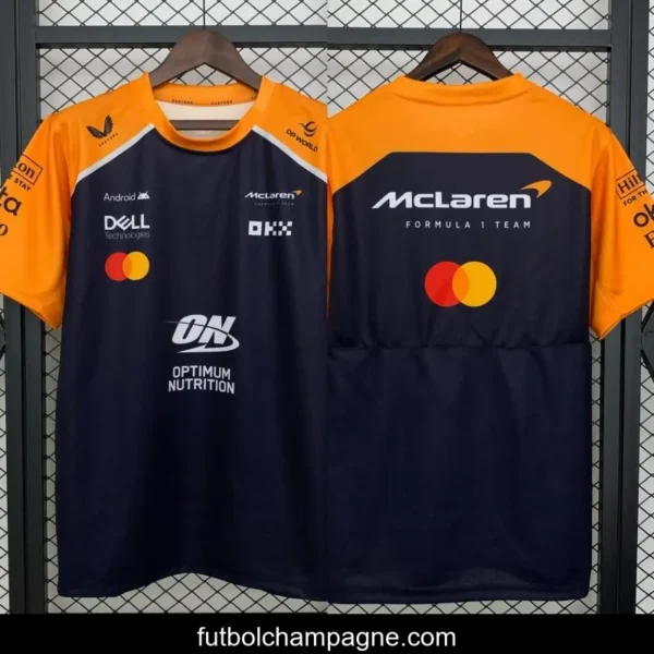2025 F1 Formula Orange_Navy Mclaren Jersey - Image 7