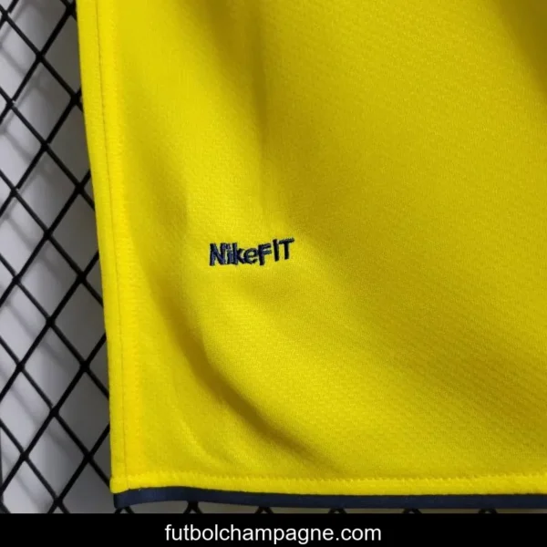 Retro 08_09 Barcelona Away Yellow Jersey - Image 4