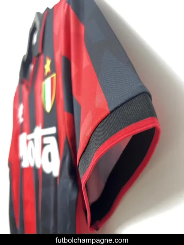 Retro 93_94 AC Milan Home Soccer Jersey - Image 4