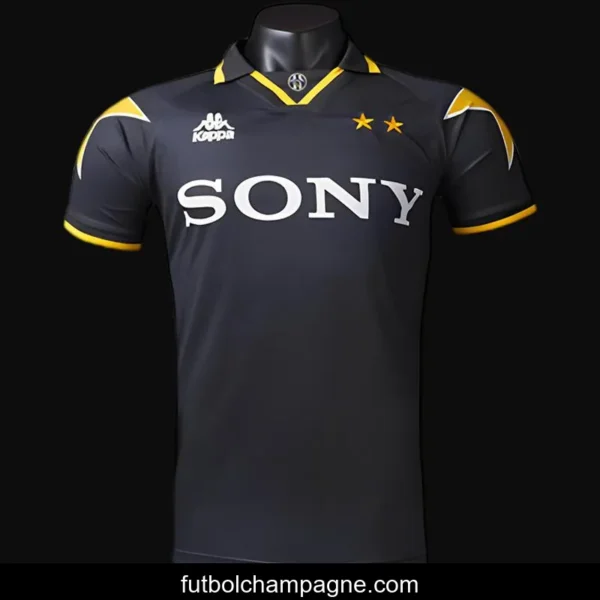 Retro 95_96 Juventus Third Black Jersey - Image 5