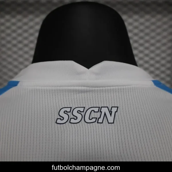 Player Version SSC Napoli Face Game Hirving Lozano Champion Jersey - Image 4