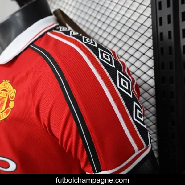 Player Version 98_99 Manchester United Home Jersey - Image 6