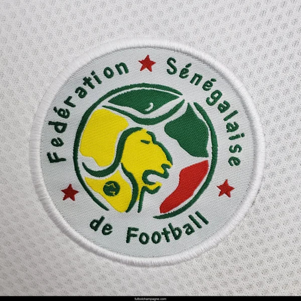 Retro 2002 Senegal white Soccer Jersey - Image 4