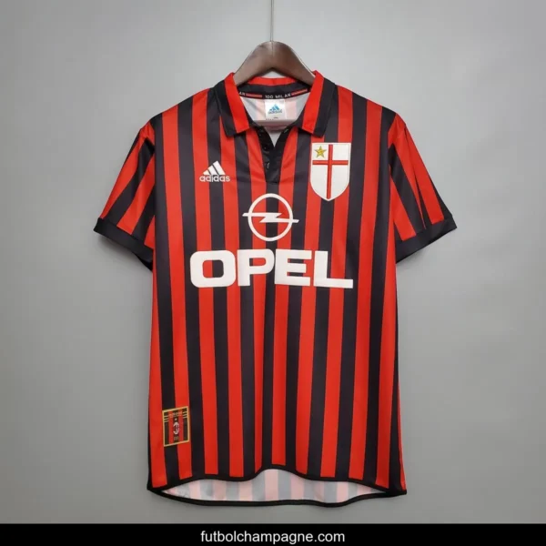 Retro 99-00 AC Milan Centenary home Soccer Jersey - Image 5