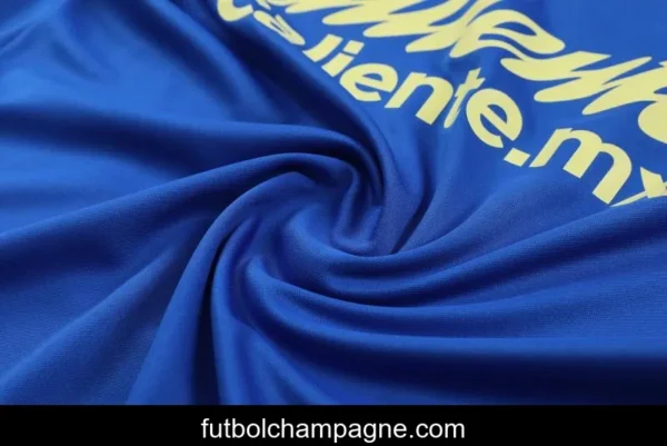 24_25 Club America Blue_Yellow Short Sleeve Jeresy+Shorts - Image 5