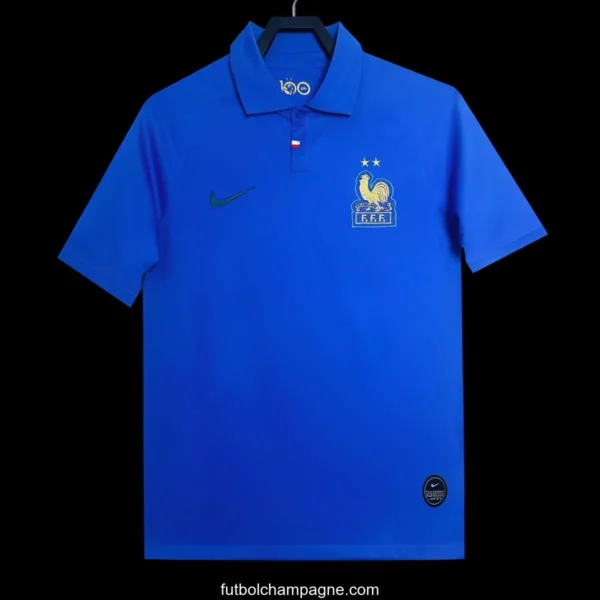 Retro 2019 France Home 100Th Anniversary Jersey - Image 2