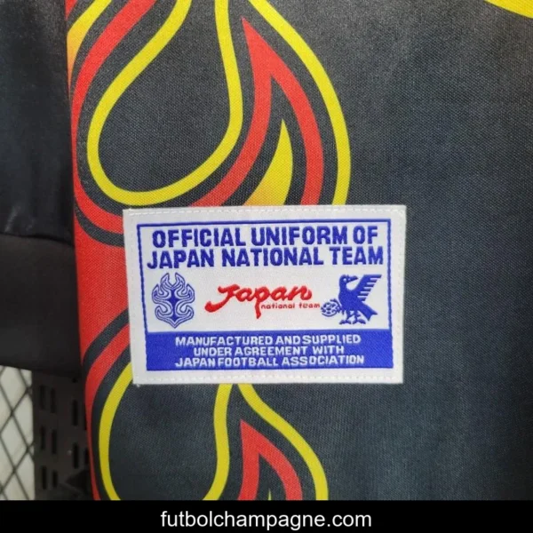 Retro 1998 Japan Goalkeeper Red Flame Jersey - Image 4