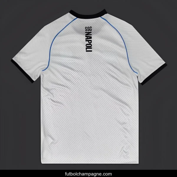 25_26 SSC Napoli White_Silver Training Jersey - Image 3