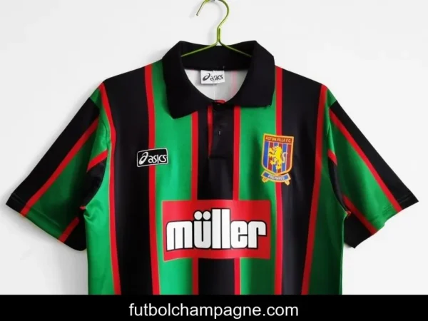 Retro 1993_95 Aston Villa Away Soccer Jersey - Image 4