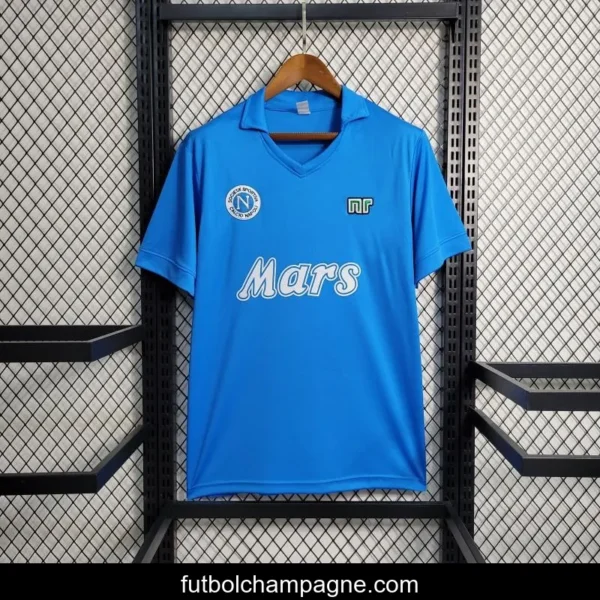 Retro 88_89 Napoli Home Jersey - Image 3