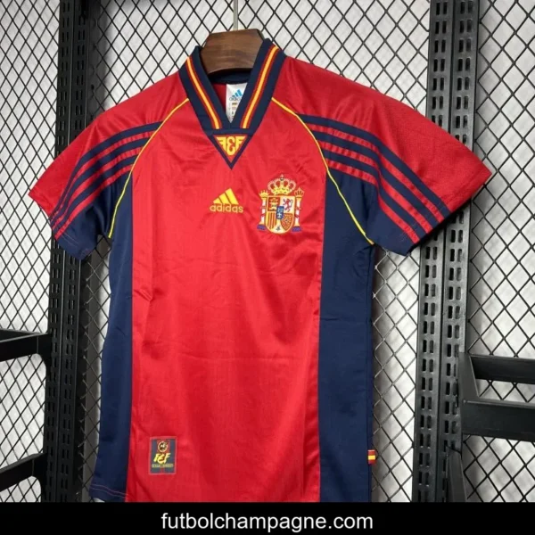 Retro 1998 Spain Home Jersey - Image 5