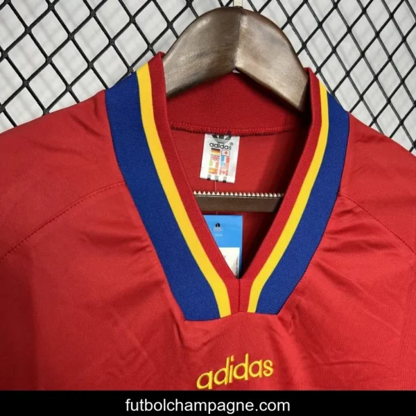 Retro 1994 Romania Away Red Jersey - Image 5