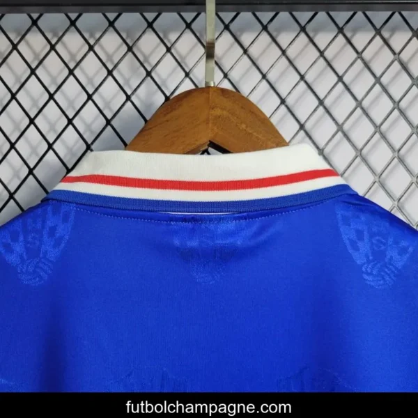 Retro 1998 Croatia Away Blue Jersey - Image 5