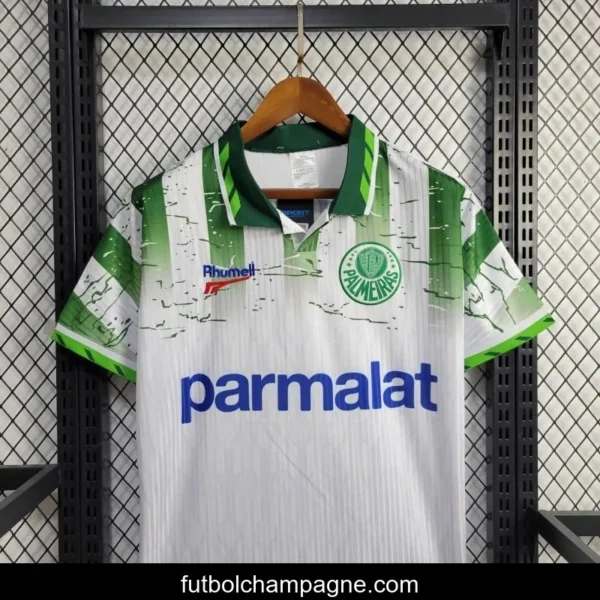 Retro 96_97 Palmeiras Away White Jersey - Image 6