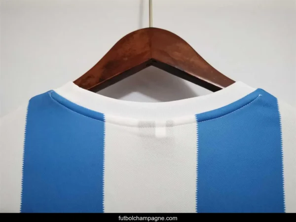 Retro 1986 Argentina Home Long Sleeve Jersey - Image 4