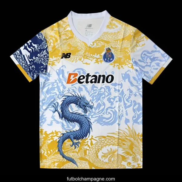 25_26 FC Porto White with Chinese Dragon Jersey - Image 2