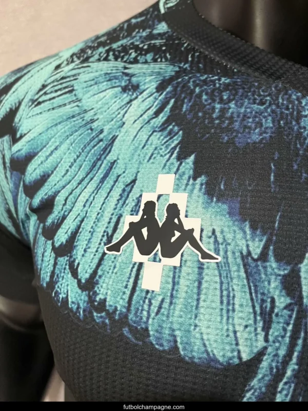 Player Version 20_21 Kappa X Marcelo Burlon Napoli Black Jersey - Image 5