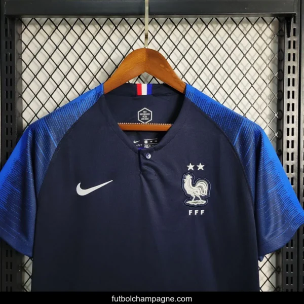 Retro 2018 France Home Jersey - Image 5