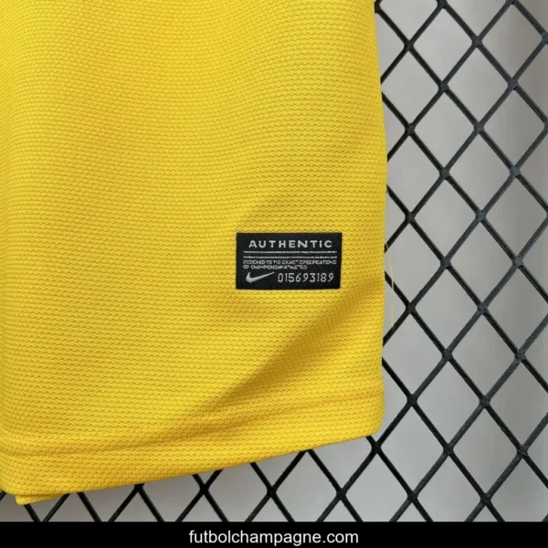 2012_13 Brazil Home Retro Jersey - Image 4