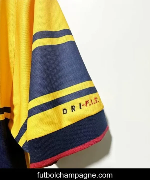 Retro 97_99 Arsenal Away Yellow Jersey - Image 4