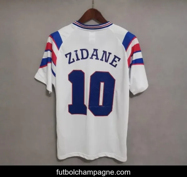 Retro 1996 France Away Soccer Jersey - Image 5