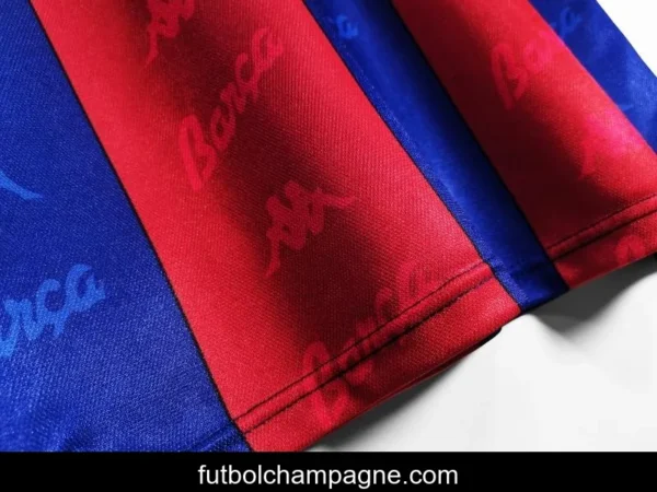 Retro 1995_97 Barcelona Home Soccer Jersey - Image 4