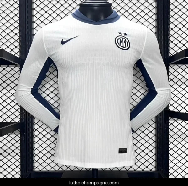 Player Version 24_25 Inter Milan Away White Long Sleeve Jersey - Image 7