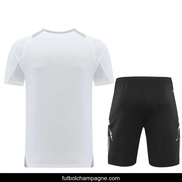 24_25 Adidas White Short Sleeve Jersey+Shorts - Image 9