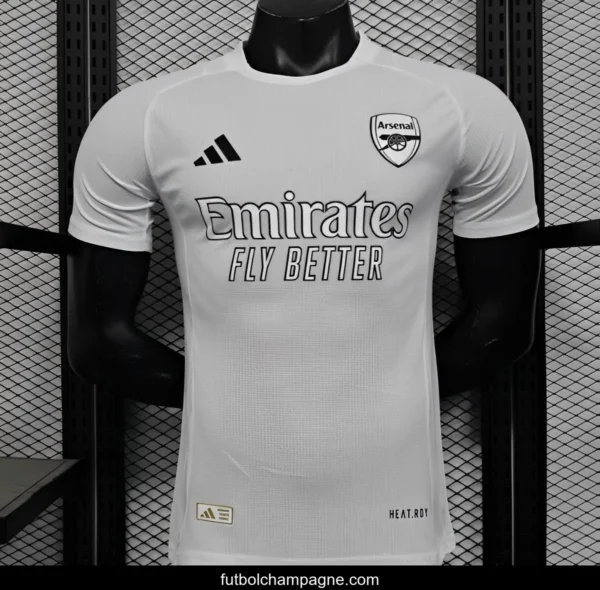 Player Version 25_26 Arsenal White with Emirates Sponsor Jersey - Image 5