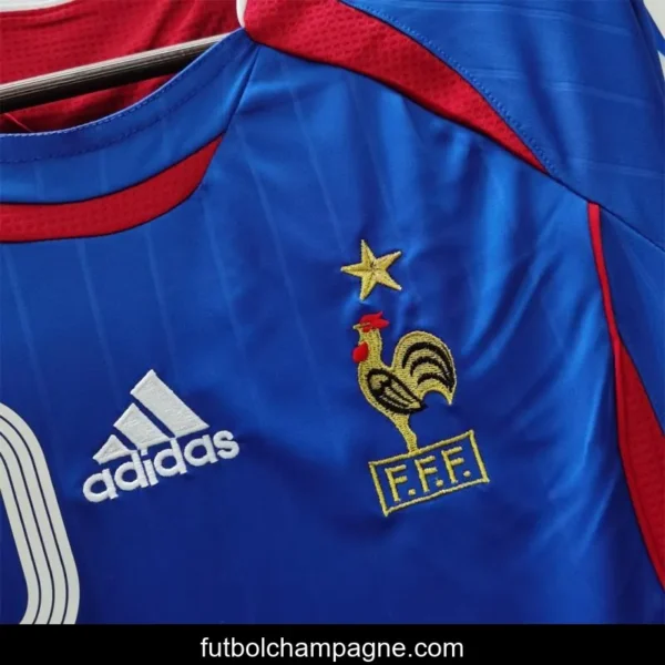 Retro 2006 France Home Jersey - Image 6