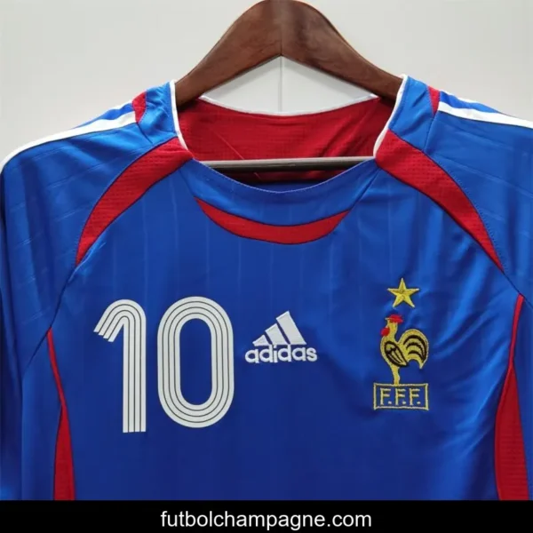 Retro 2006 France Home Jersey - Image 7