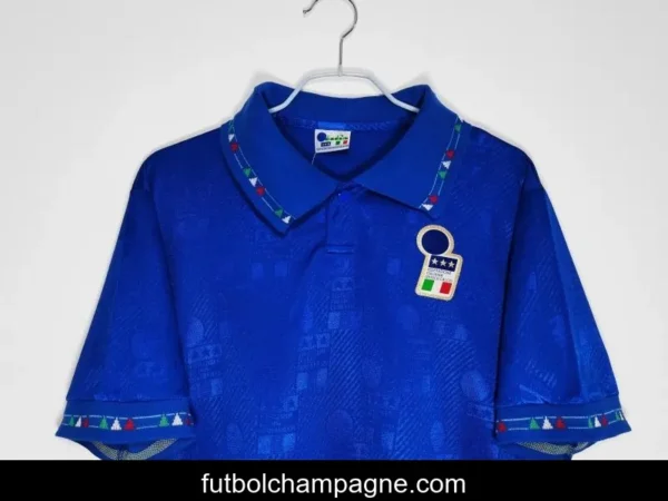 Retro 1994 Italy Home Soccer Jersey - Image 9