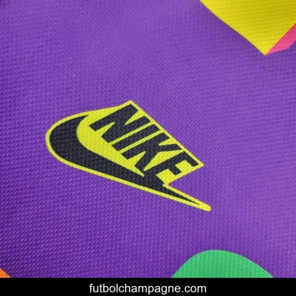 Retro 1995 Mexico CAMPOS 9 Home Orange Jersey - Image 4
