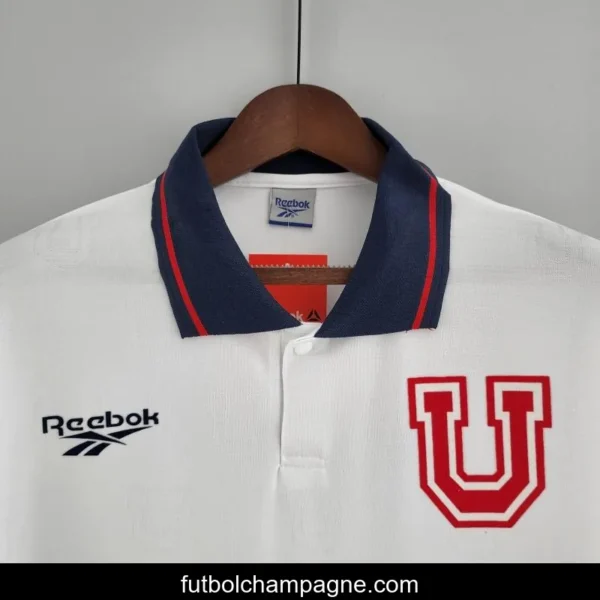 Retro Long Sleeve Universidad De Chile 1998 Home Soccer Jersey - Image 5