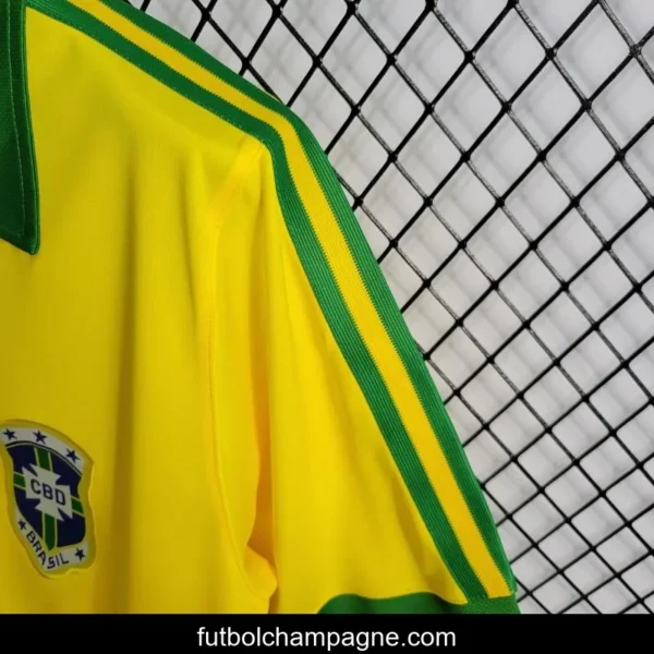 Retro 1997 Brazil Home Jersey - Image 9