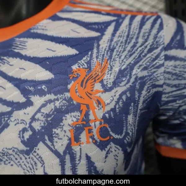 Player Version 25_26 Liverpool Blue with Orange Flaming Bird Special Jersey - Image 8