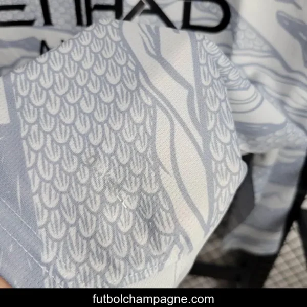 24_25 Manchester City Puma Year of the Dragon White Long Sleeve Jersey - Image 6