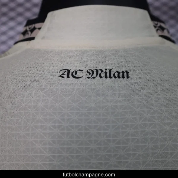 Player Version AC Milan x PLEASURES Forth White Jersey - Image 5