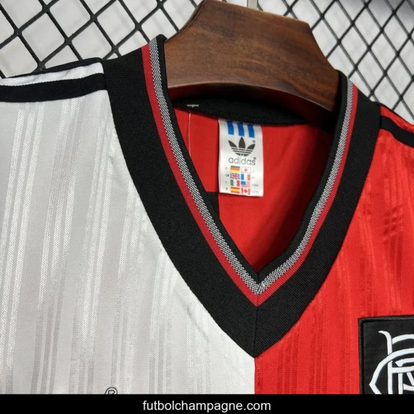 Retro 95_96 Glasgow Rangers Away White_Red Jersey - Image 5