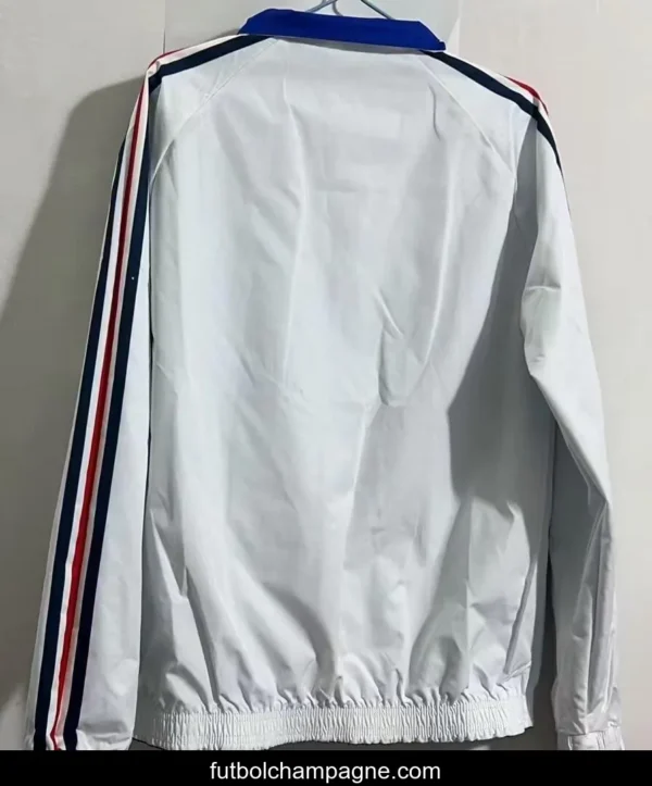 Retro 1998 France Blue_White Reversible Full Zipper Jacket - Image 4