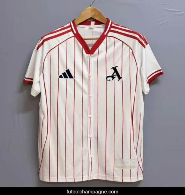 25_26 Arsenal US Pack Baseball White Jersey - Image 3